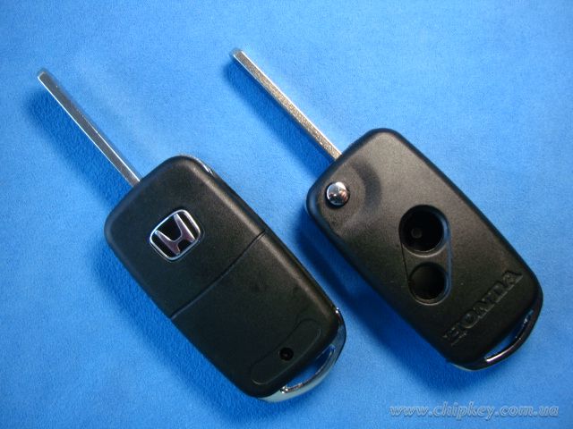 Ключ Honda выкидной (корпус) 2 кнопки, лезвие hon66