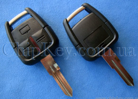 Ключ Opel (корпус) 3 кнопки, лезвие hu46p
