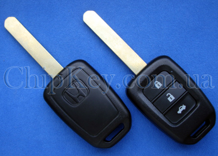 Ключ Honda выкидной (корпус) 3 кнопки, лезвие hon66