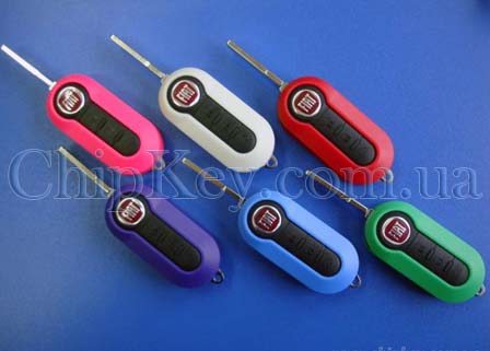 Ключ Fiat 500/Grande Punto/Ducato/Fiorino выкидной 3 кнопки, LTQFI2AM433TX с чипом id46(pcf7946) 433 Mhz