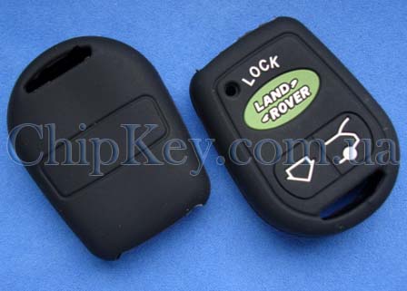 Чехол Land Range Rover силиконовый 3 кнопки, черный