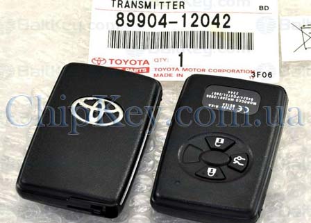 Ключ Toyota Corolla B51EA 3 кнопки с 2006 - 06.2010 г., 6А P1:94. Для рынка Европы, Original