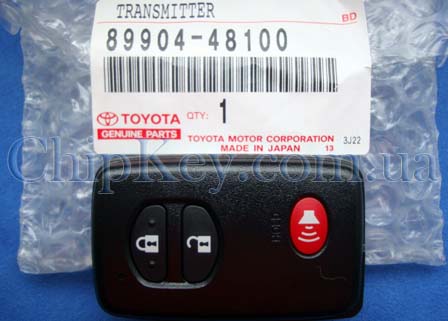 Toyota Land Cruiser 200 USA 3 кнопки, 6A Pg1-94, 315Mhz, c 09.2007-05.2008, Original 89904-48100