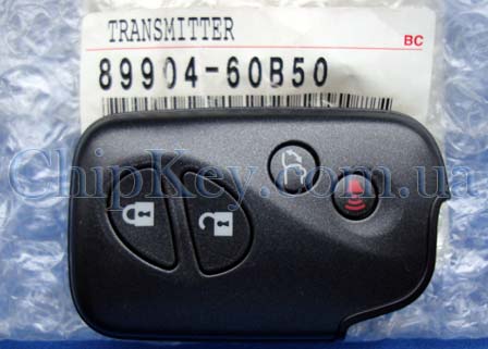 Ключ Lexus LX570 Южная Америка Smartkey 4 кнопки, с чипом 6B Pg1-98, 315 Mhz, на автомобили с 01.2012 - 09.2015, Original
