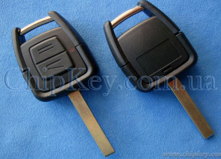 Ключ Opel Astra, Vectra, Zafira 2 кнопки, с чипом ID40(PCF7935), 433 Mhz