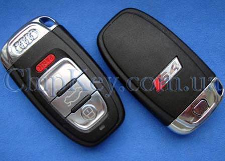 8K0 959 754 BB Smart key Audi A4, S4 key less 4 кнопки, id50 HTVAG, 315Mhz, original