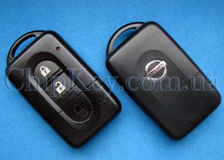 NISSAN Qashqai 2009 - J10E, JJ10E  Pathfinder 2010 - R51M Intelligent key, 433,92Mhz pn: 285E3-4X00A Европа 2 кнопки, с чипом ID46(PCF7936)