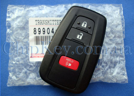 Ключ Toyota Corolla Hatchback 8990H-12180 FCC ID: HYQ14BFN Toyota Corolla Hatchback 2019-, 3 кнопки, Toyota H chip P1: AA, для рынка Canada, USA, original
