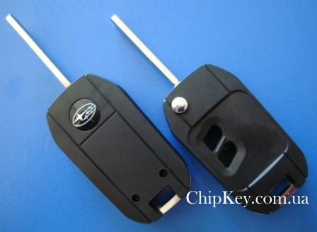 Ключ Subaru выкидной (корпус) 2 кнопки