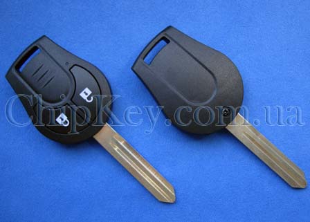 Ключ Nissan 2 кнопки, с чипом ID46(PCF7936), 433Mhz