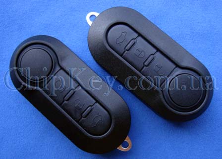  Ключ Fiat выкидной (корпус) 3 кнопки