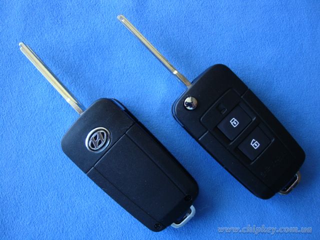 Ключ Hyundai Elantra выкидной (корпус) 2 кнопки