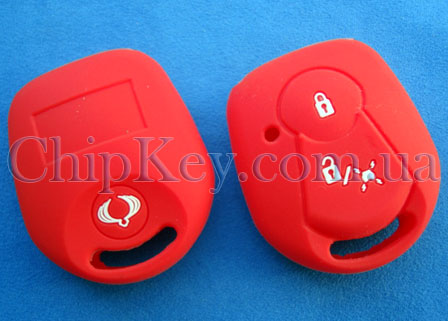 Чехол SsangYong 2 кнопки, красный