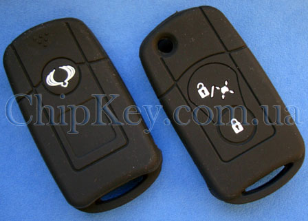 Чехол SsangYong 2 кнопки, черный