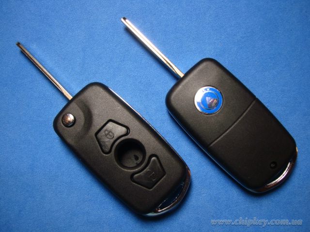 Ключ Geely Vision выкидной (корпус) 2 кнопки