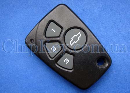 Ключ Chevrolet пульт 4 кнопки, 434Mhz S/N:8200080311081340703