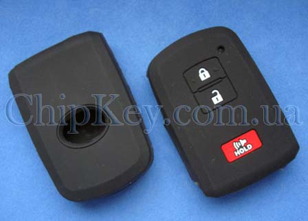 Toyota Smart Key силиконовый чехол 3 кнопки, черный