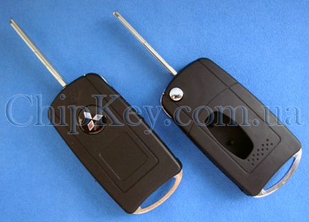 Ключ Mitsubishi выкидной (корпус) 2 кнопки