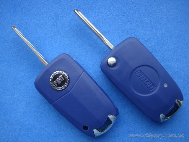 Ключ Fiat выкдной (корпус) 1 кнопка