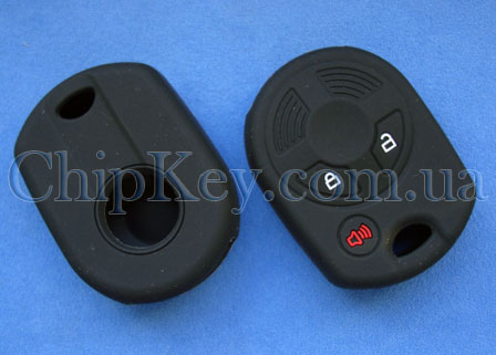 Чехол Ford силиконовый 3 кнопки, черный