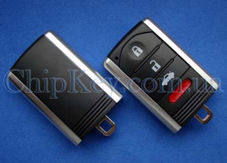 Ключ Acura 2009-2015 Smart Key (корпус) 3 кнопки 1 кнопка(Panic)