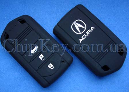 Чехол Acura для Smart Key 3 кнопки, черный
