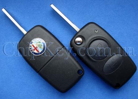 Ключ Alfa Romeo выкидной (корпус) 2 кнопки