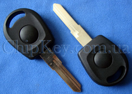 Ключ Audi (корпус) под чип, лезвие hu49