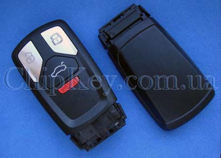 Ключ AudiI Q7 Smart Key 4 кнопки, 4M0.959.754.AA KeyLess 433Mhz, Original