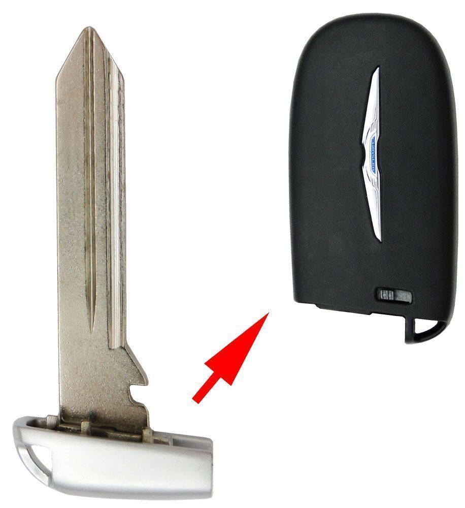 Chrysler Jeep Dodge smart key лезвие-вставка