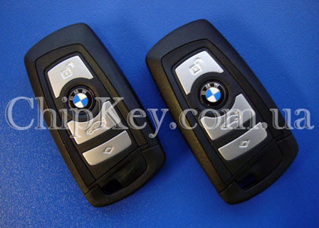 Ключ Bmw F series smart key, original 4 кнопки, id47(pcf7953), 868Mhz