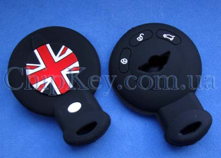 Чехол BMW Mini для smart key 3 кнопки, черный