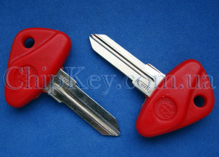 Ключ BMW moto (заготовка), красный