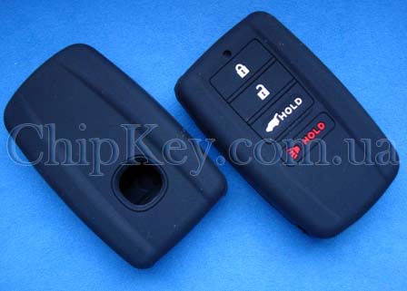 Чехол Acura для Smart Key 4 кнопки, черный