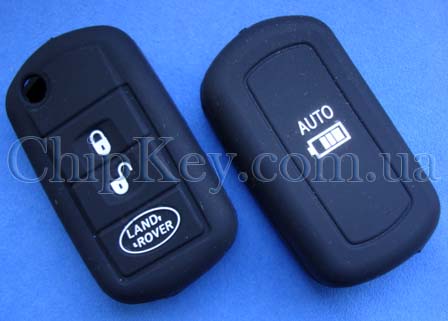 Чехол Land Range Rover силиконовый 3 кнопки, черный
