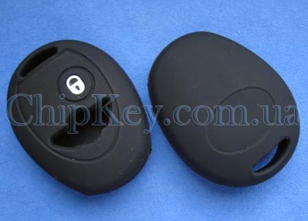 Чехол Land  Rover Mini силиконовый 2 кнопки, черный