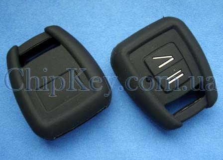 Чехол на ключ Opel 2 кнопки, черный