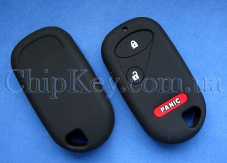 Чехол Honda силиконовый 3 кнопки, черный