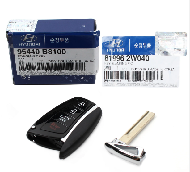 Ключ Hyundai Santa Fe XL, Limited 2015-2018, 95440-B8100 Smart Key 4 кнопки, id46 pcf7952, 315Mhz, original USA