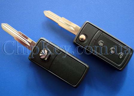 Ключ Daewoo Lanos выкидной (корпус) 3 кнопки