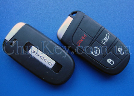 Ключ Dodge 5 кнопок Smart Key (корпус)
