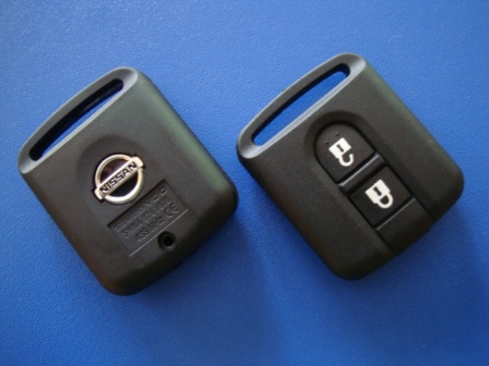 Ключ Almera Micra Navara Note Tiida Qashqai X-Trail (корпус) 2 кнопки