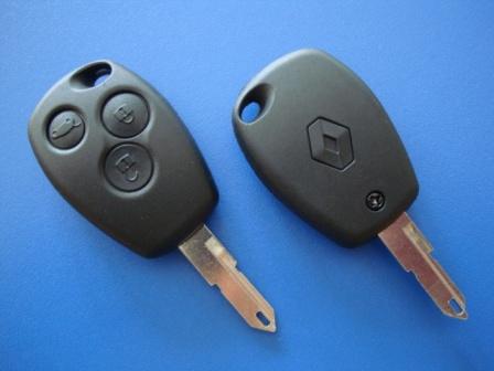 Ключ Renault Clio, Kangoo, Laguna, Megane 3 кнопки, лезвие NE73