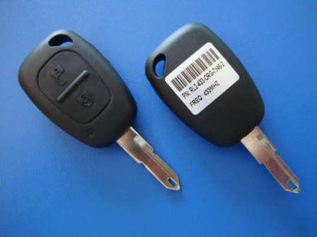 Ключ Opel, Movano, Vivaro 2 кнопки, с чипом ID46(pcf7946), 433Mhz