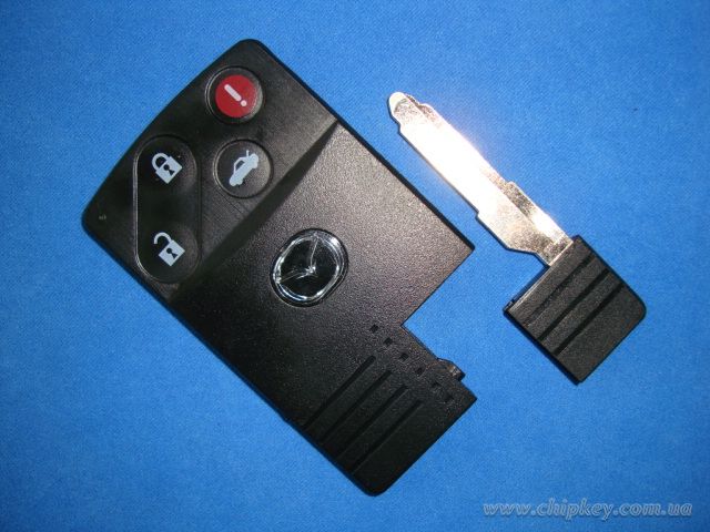 Ключ Mazda Smart Card (корпус) 4 кнопки