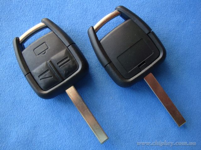 Ключ Opel (корпус) 3 кнопки, лезвие hu100