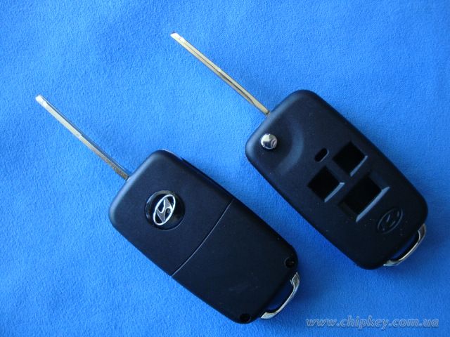 Ключ Hyundai Sonata выкидной (корпус) 3 кнопки