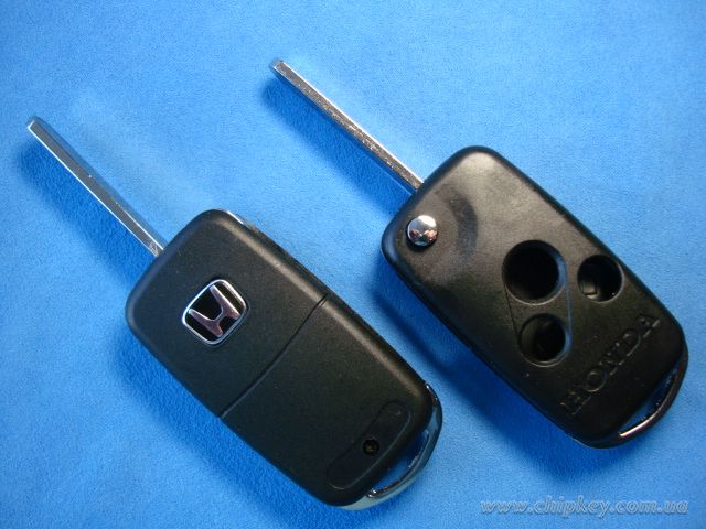 Ключ Honda выкидной (корпус) 3 кнопки, лезвие hon66