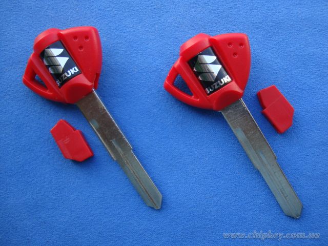 Ключ Suzuki moto (корпус), красный
