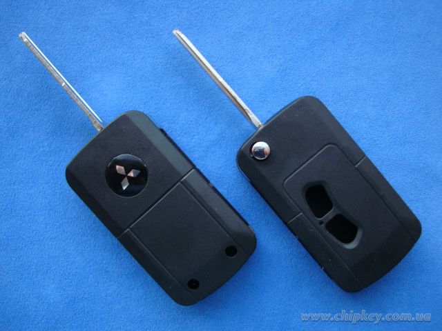 Ключ Mitsubishi выкидной (корпус) 2 кнопки